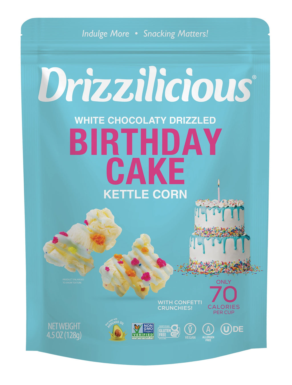 Birthday Cake Drizzled Kettle Corn 4.5oz